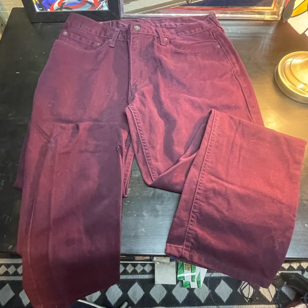 Levi's 541 Men's Deep Burgundy Jeans